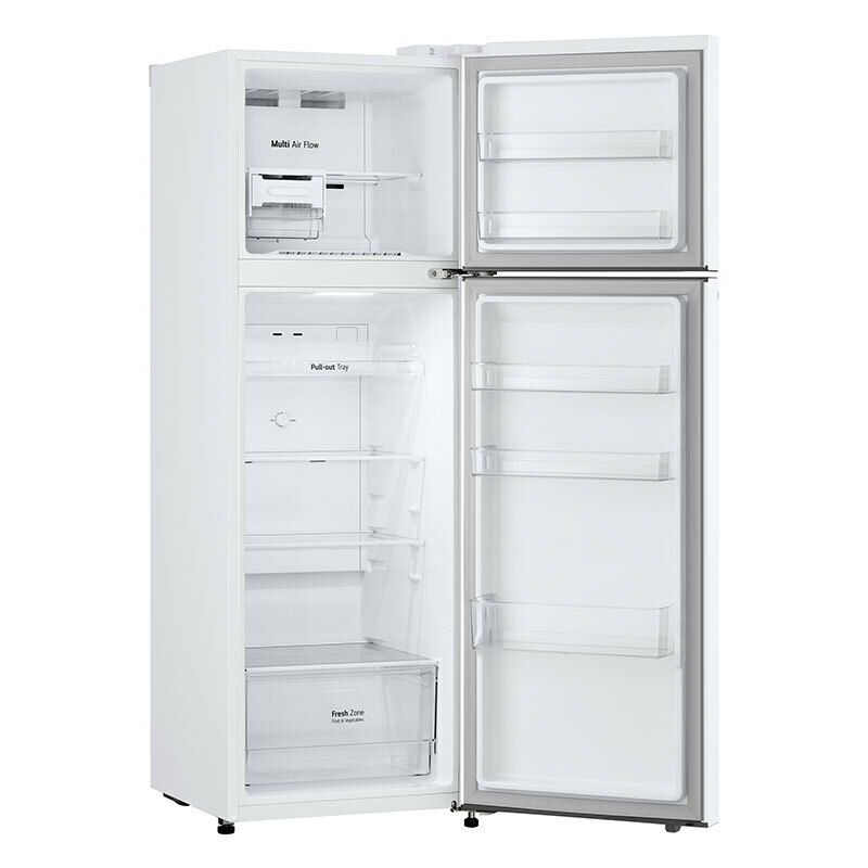 Frigorífico dos puertas LG GTBV20SWGKD – 266 L, Total No Frost, Compresor Inverter