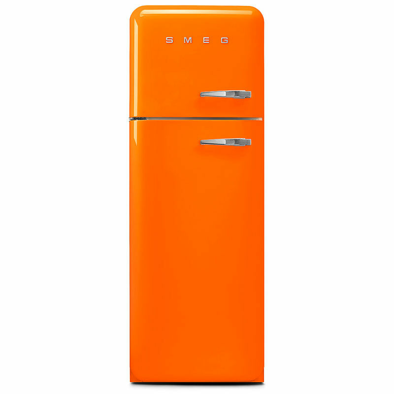 Frigorífico 2 puertas Smeg FAB30LOR5 – 294 L, estética 50's naranja, Inverter silencioso