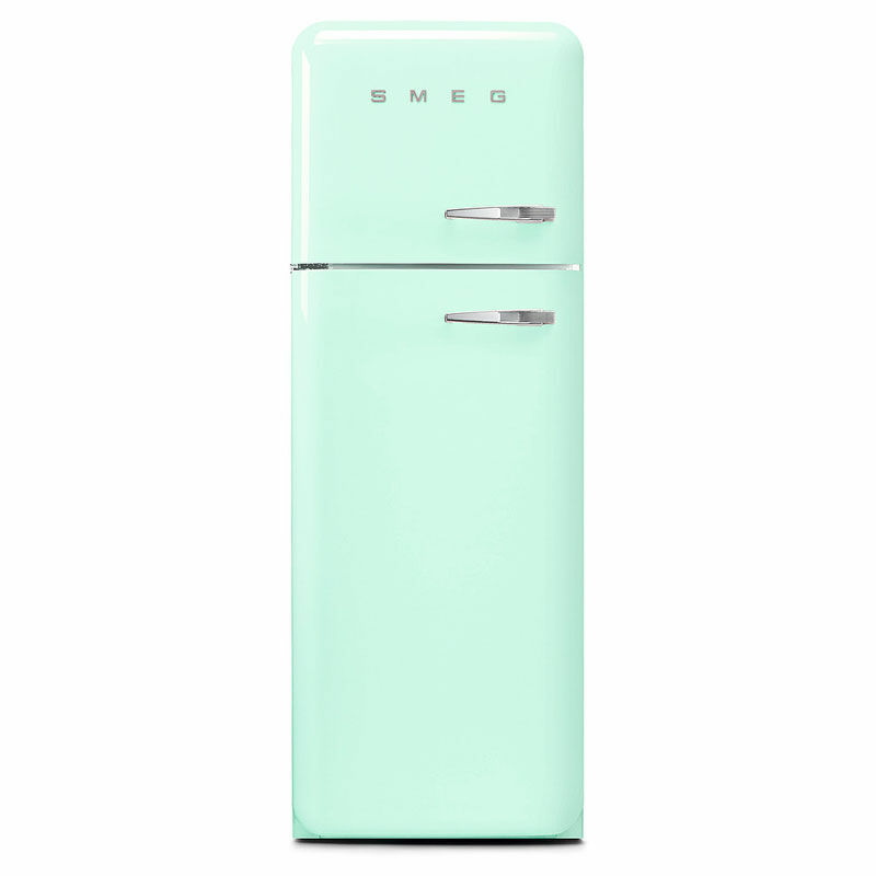 Frigorífico retro 2 puertas Smeg FAB30LPG5 – Verde agua, 294 L, No Frost