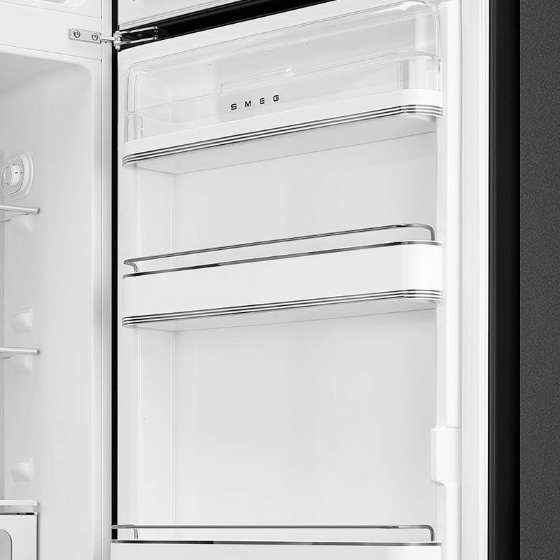 Frigorífico retro Smeg FAB30RBL5 – 294 L, No Frost, Negro