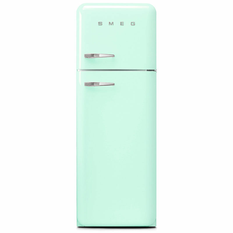 Frigorífico 2 puertas Smeg FAB30RPG5 – 294 L, No Frost, Retro verde agua