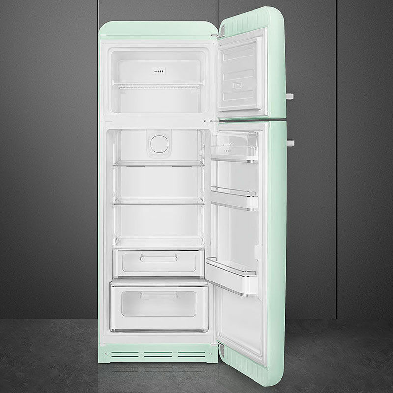 Frigorífico 2 puertas Smeg FAB30RPG5 – 294 L, No Frost, Retro verde agua