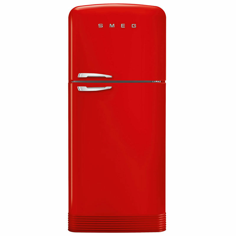 Frigorífico doble puerta Smeg FAB50RRD5 – 524 L, Total No Frost, Rojo retro