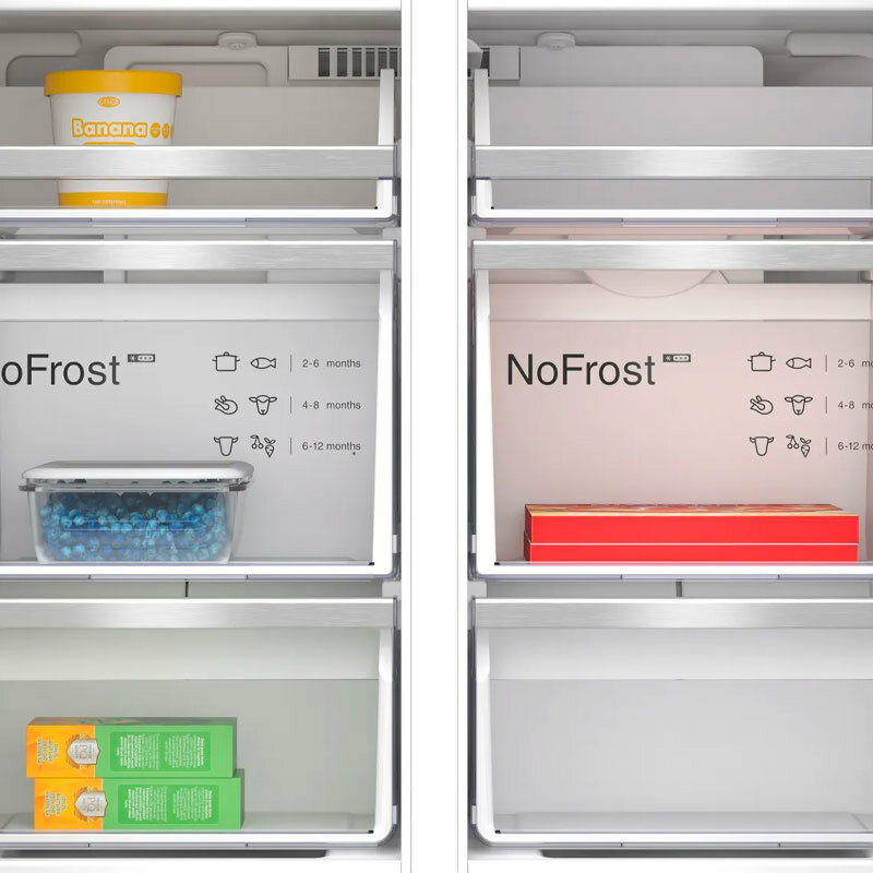 Frigorífico americano Balay 3KME598XI – 574 L, Total No Frost, Dispensador agua y hielo