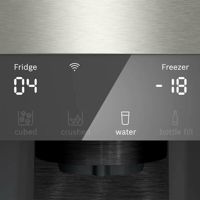 Frigorífico americano Balay 3KME598XI – 574 L, Total No Frost, Dispensador agua y hielo