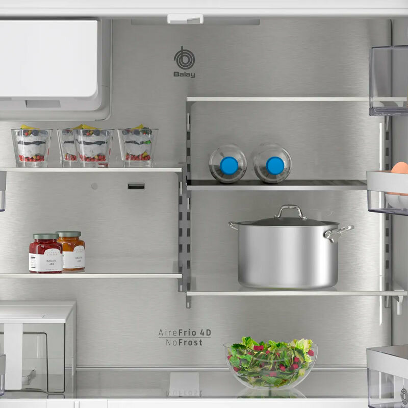 Frigorífico americano Balay 3KME598XI – 574 L, Total No Frost, Dispensador agua y hielo