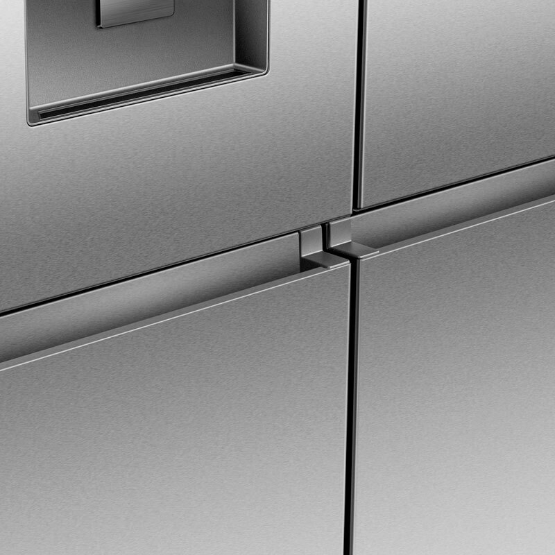 Frigorífico americano Hisense RQ5P470SYID – 483 L, Total No Frost, Dispensador agua y hielo