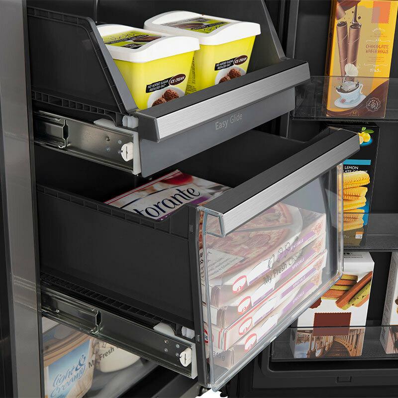 Frigorífico americano Hisense RQ760N4IFE – 577 L, Total No Frost, Dispensador agua y hielo