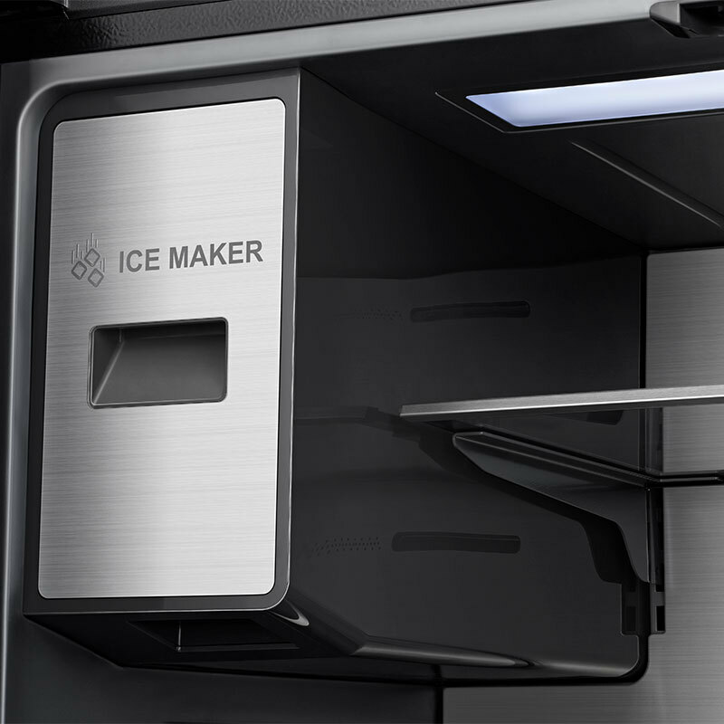 Frigorífico americano Hisense RQ760N4IFE – 577 L, Total No Frost, Dispensador agua y hielo