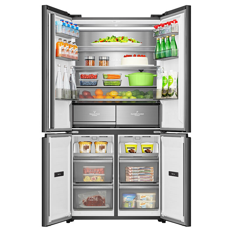 Frigorífico americano Hisense RQ768N4GBE – 591 L, Total No Frost, Triple Zone