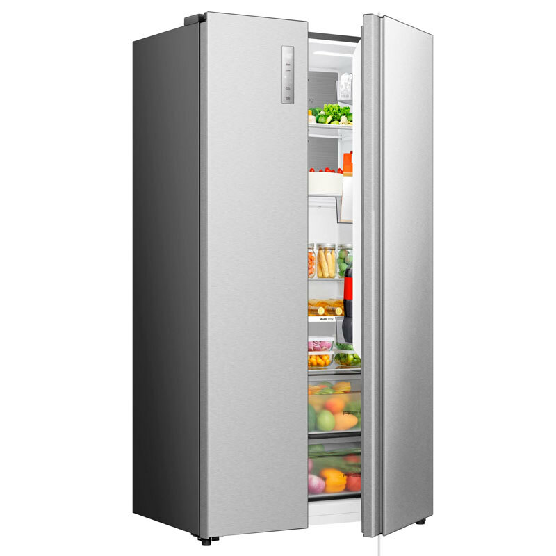 Frigorífico americano Hisense RS3P538NAIE – 534 L, Total No Frost, Inox