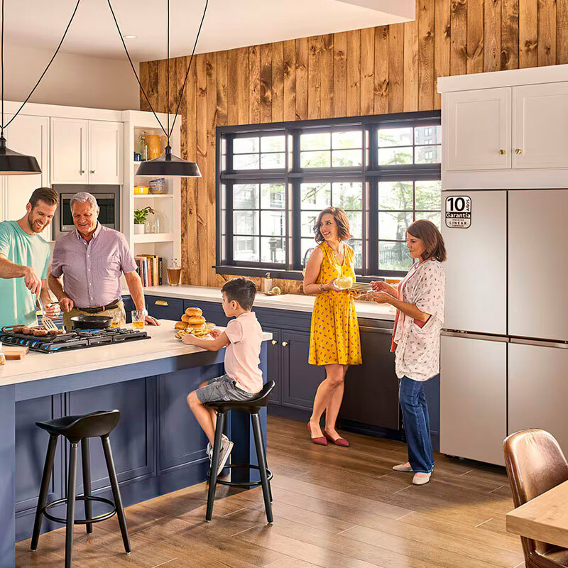 Frigorífico Americano LG GMB860PYDE – Inox antihuellas, 530 L, Total No Frost