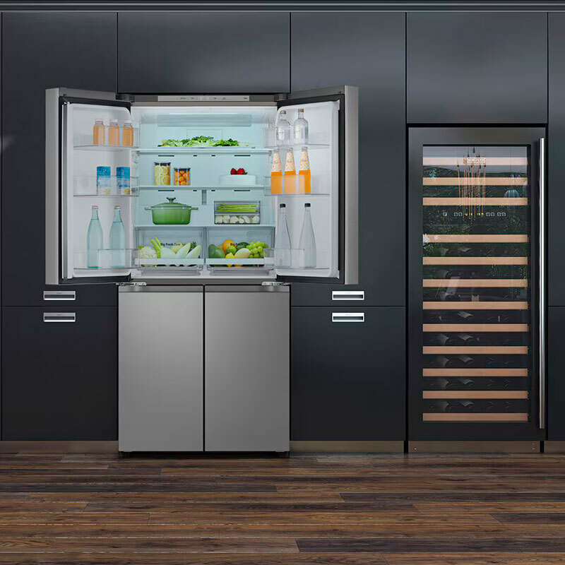 Frigorífico Americano LG GMB860PYDE – Inox antihuellas, 530 L, Total No Frost