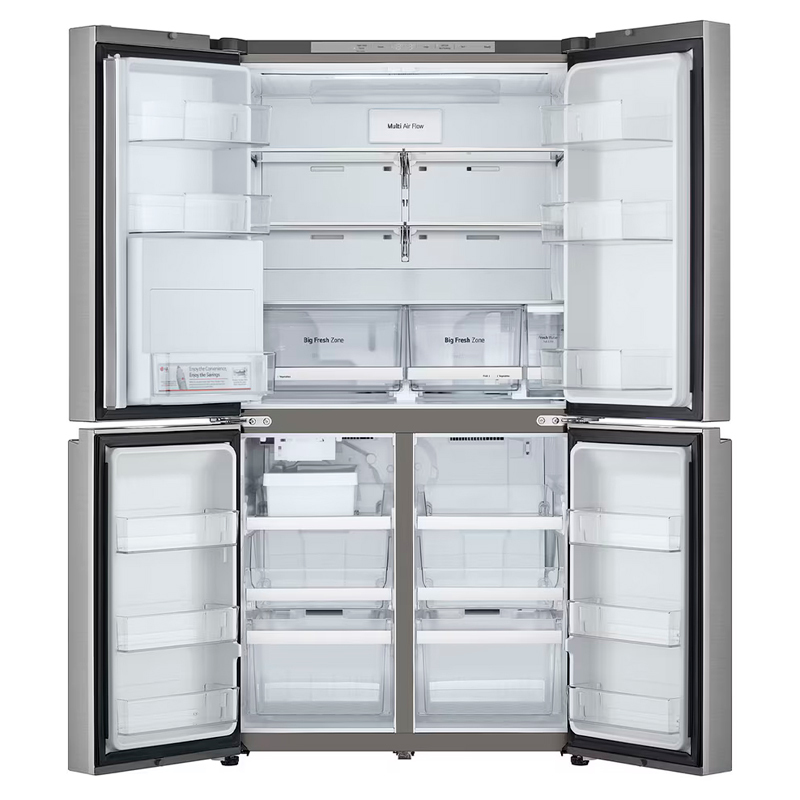 Frigorífico americano LG GMF961PY3E – 645 L, Inox antihuellas, dispensador de agua y hielo
