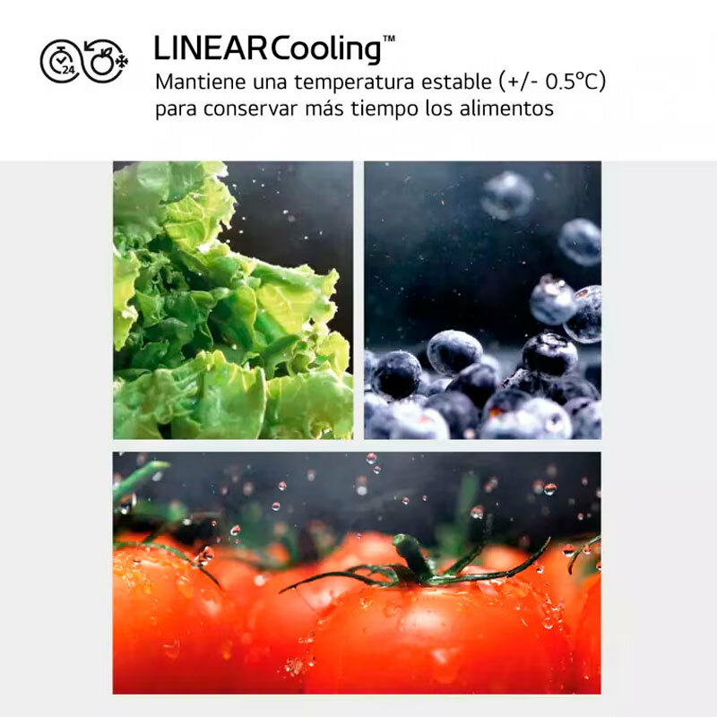 Frigorífico americano LG GSLC40PYPE – 638 L, Total No Frost, Dispensador de agua y hielo