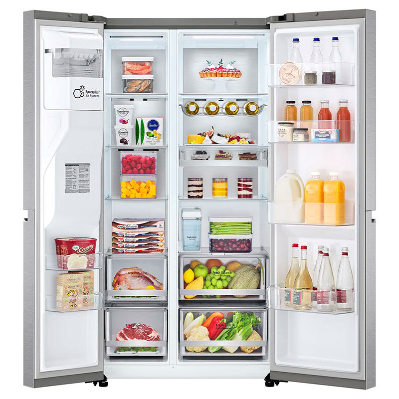 Frigorífico americano LG GSLV91MBAD – 635 L, LINEARCooling, Dispensador agua y hielo