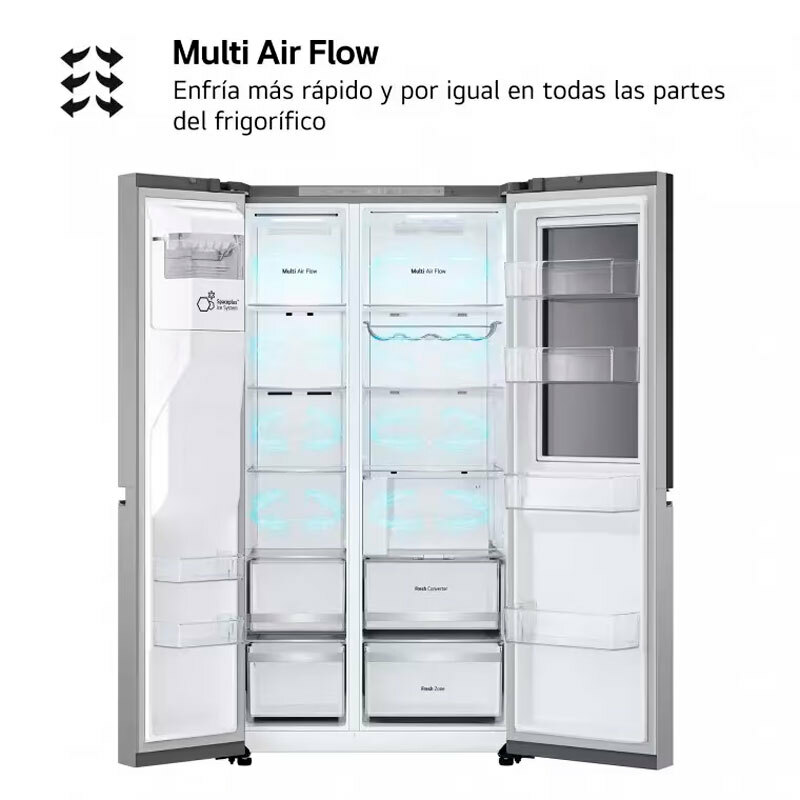 Frigorífico americano LG GSXE80PYBD – 628 L, Total No Frost, InstaView Door-in-Door