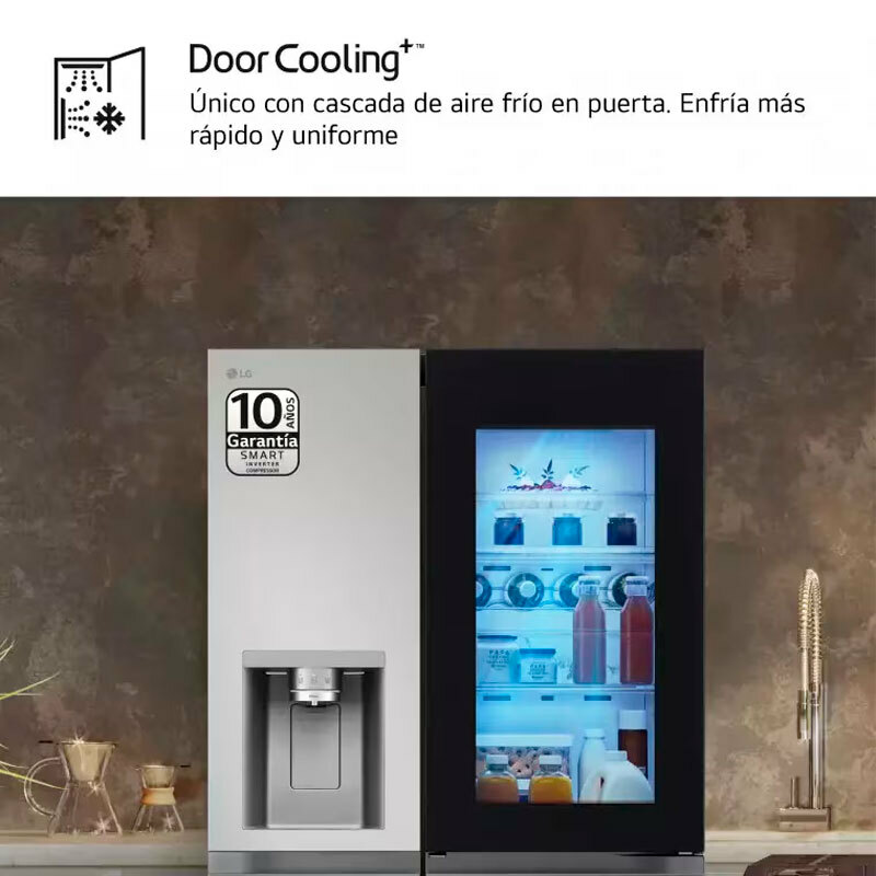 Frigorífico americano LG GSXE80PYBD – 628 L, Total No Frost, InstaView Door-in-Door