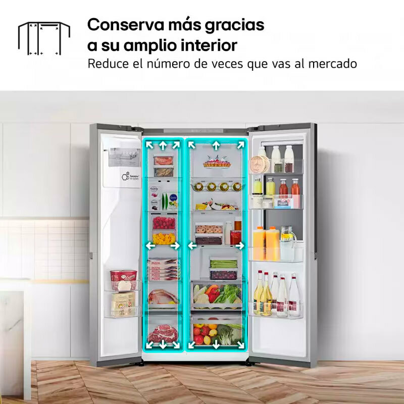 Frigorífico americano LG GSXE80PYBD – 628 L, Total No Frost, InstaView Door-in-Door