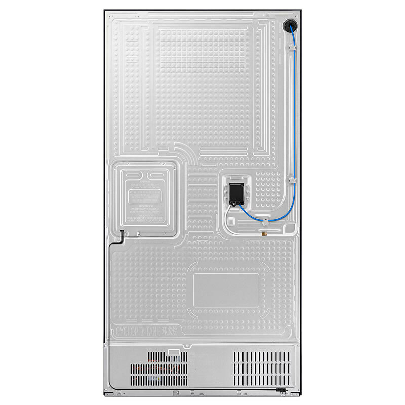 Frigorífico americano Samsung RF65DB970E22EF – 645 L, Triple Cooling, Dispensador agua y hielo