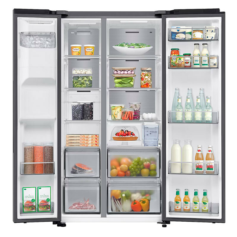 Frigorífico americano Samsung RS70F65KETEF – 640 L, No Frost, Dispensador agua y hielo