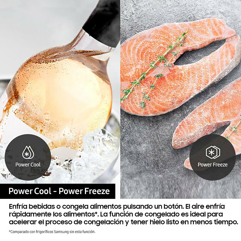 Frigorífico americano Samsung RS70F65QETEF – 659 L, SpaceMax, AI Inverter