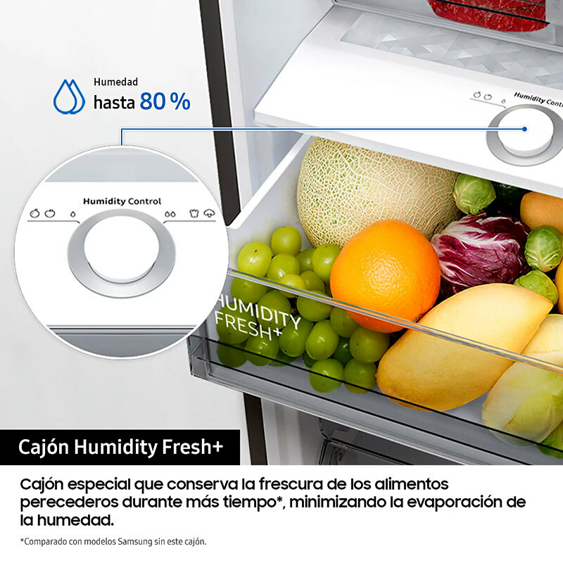 Frigorífico americano Samsung RS70F65QETEF – 659 L, SpaceMax, AI Inverter