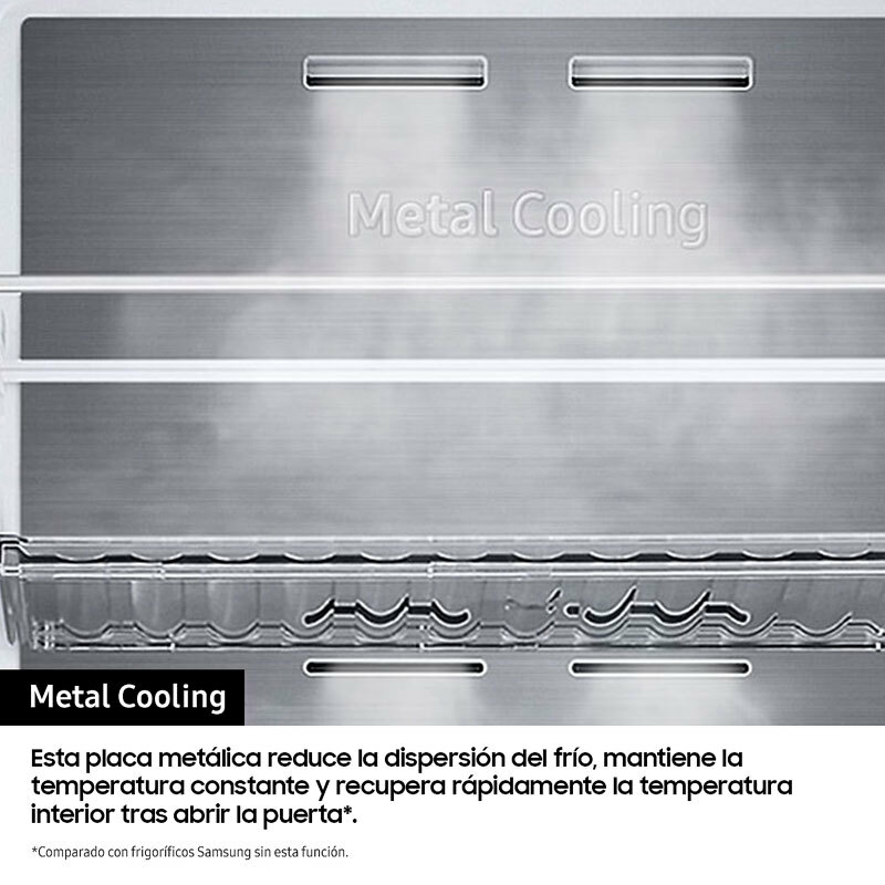 Frigorífico americano Samsung RS80F64KDFEF – 640 L, No Frost, Agua y hielo