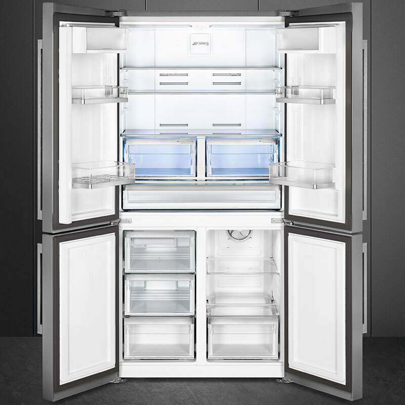 Frigorífico americano Smeg FQ60XDE – 541 L, Total No Frost, Inox antihuellas