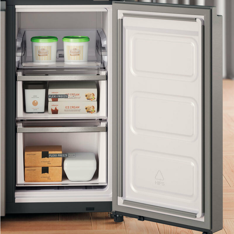 Frigorífico americano Whirlpool WQ9E2LEF – 594 L, Total No Frost, Inox