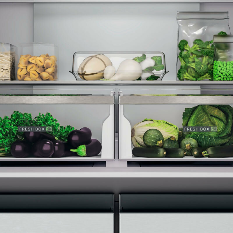 Frigorífico americano Whirlpool WQ9E2LEF – 594 L, Total No Frost, Inox