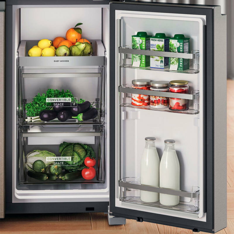 Frigorífico americano Whirlpool WQ9IMO2LEF – 592 L, Total No Frost, Dispensador agua y hielo