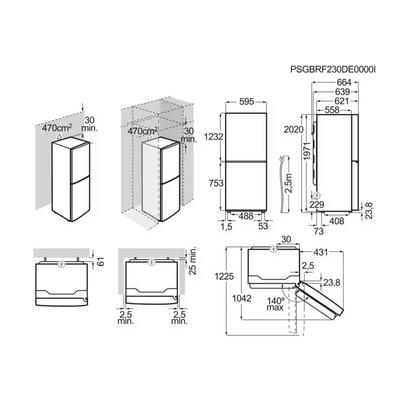 Frigorífico Combi AEG ORC6N361DS – 362 L, TwinTech No Frost, 35 dB