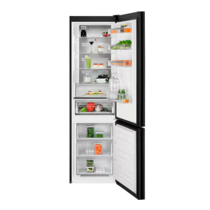 Frigorífico combi AEG ORC8M361EE – Total No Frost, 366 L, Cristal negro