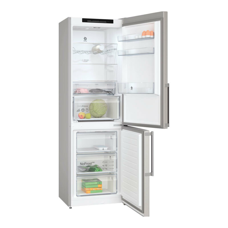 Frigorífico combi Balay 3KFB664XE – Inox antihuellas, Total No Frost, 321 L