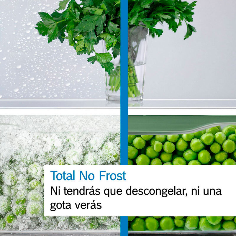 Frigorífico Combi Bosch KGN36VLDB – 326 L, Total No Frost, 36 dB