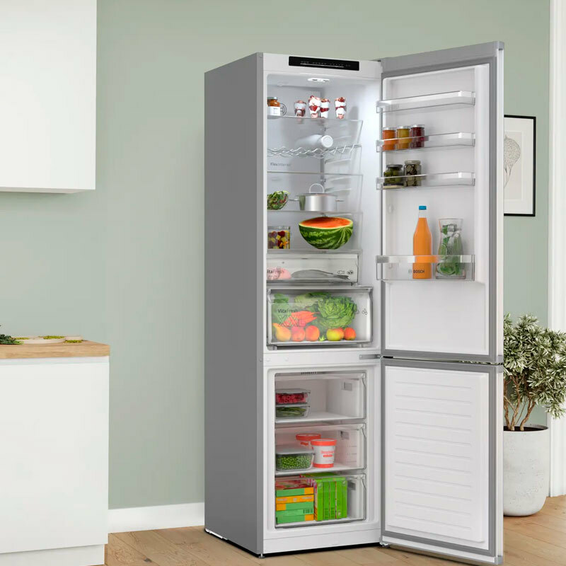 Frigorífico combi Bosch KGN392I1F – 363 L, Total NoFrost, Inox antihuellas