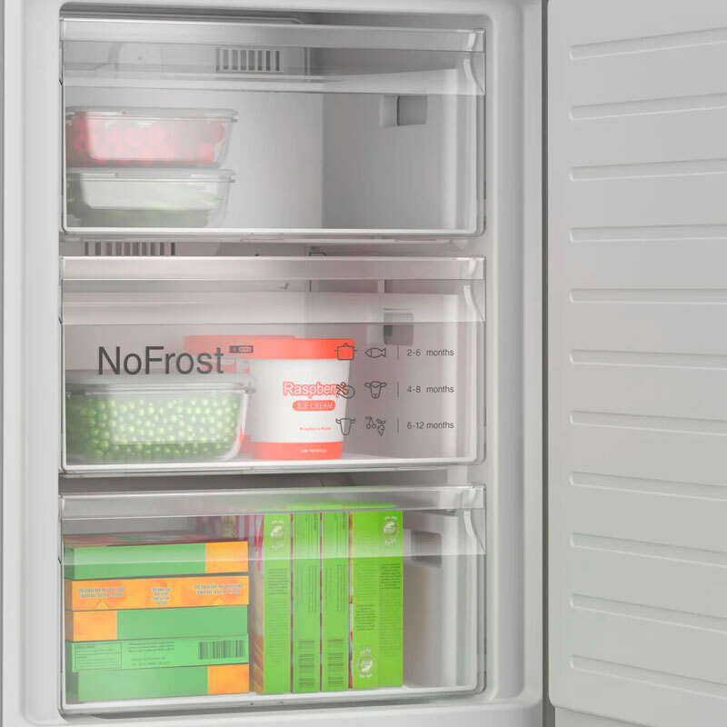 Frigorífico combi Bosch KGN392I1F – 363 L, Total NoFrost, Inox antihuellas