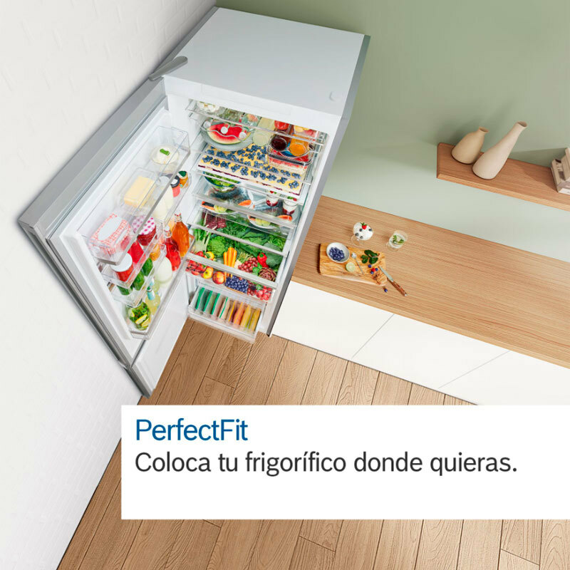 Frigorífico combi Bosch KGN392ICF – Total No Frost, 363 L, VitaFresh XXL