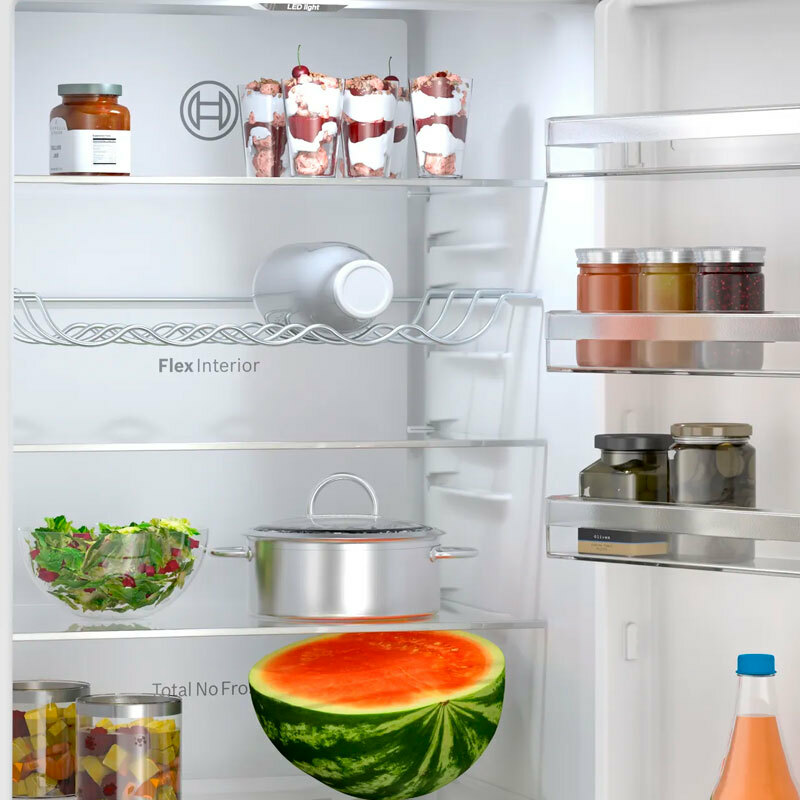 Frigorífico combi Bosch KGN392LAG – Inox antihuellas, 363 L, Total No Frost