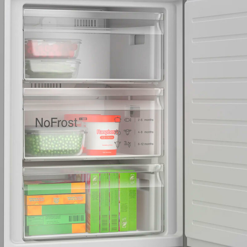 Frigorífico combi Bosch KGN392LAG – Inox antihuellas, 363 L, Total No Frost