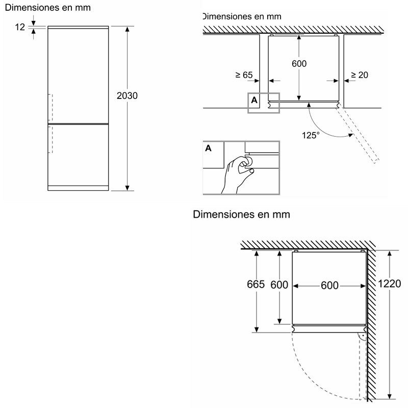 Frigorífico combi Bosch KGN394ICF – 363 L, Total NoFrost, VitaFresh XXL