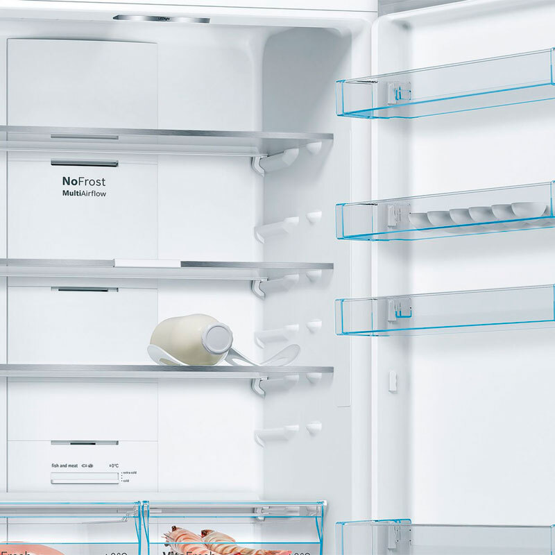 Frigorífico combi Bosch KGN493IDA – 438 L, Total No Frost, Inox antihuellas