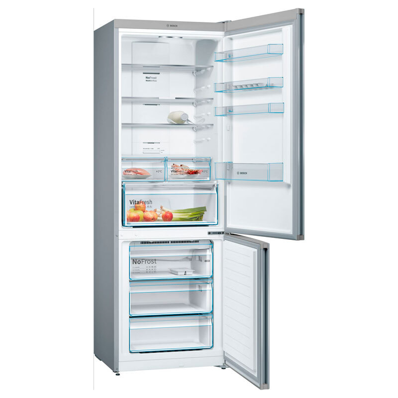 Frigorífico combi Bosch KGN493IDA – 438 L, Total No Frost, Inox antihuellas