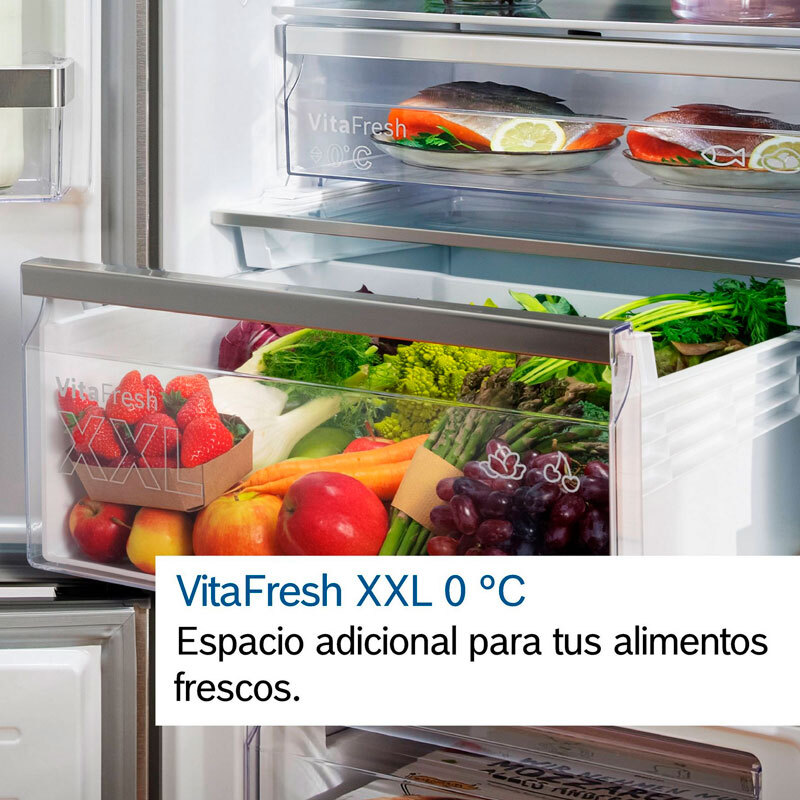 Frigorífico combi Bosch KGN497ICT – 440 L • Total NoFrost • VitaFresh XXL
