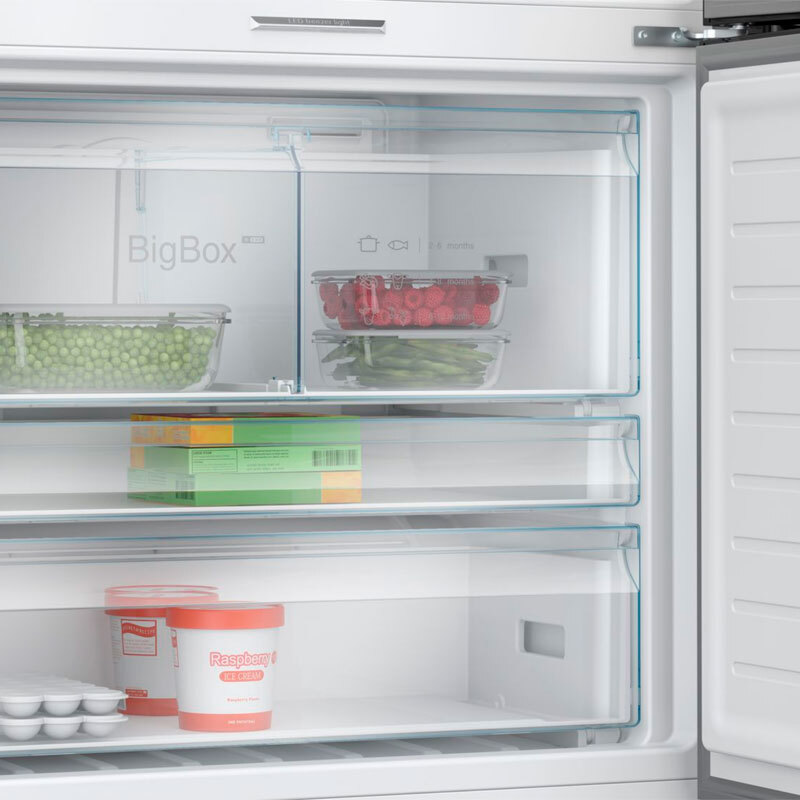 Frigorífico combi Bosch KGP86AXB0N – 621 L, Total NoFrost, Negro antihuellas