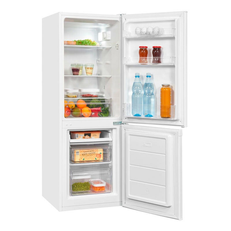 Frigorífico combinado Exquisit KGC232-60-E-040E – 173 L, Clase E, Puerta reversible