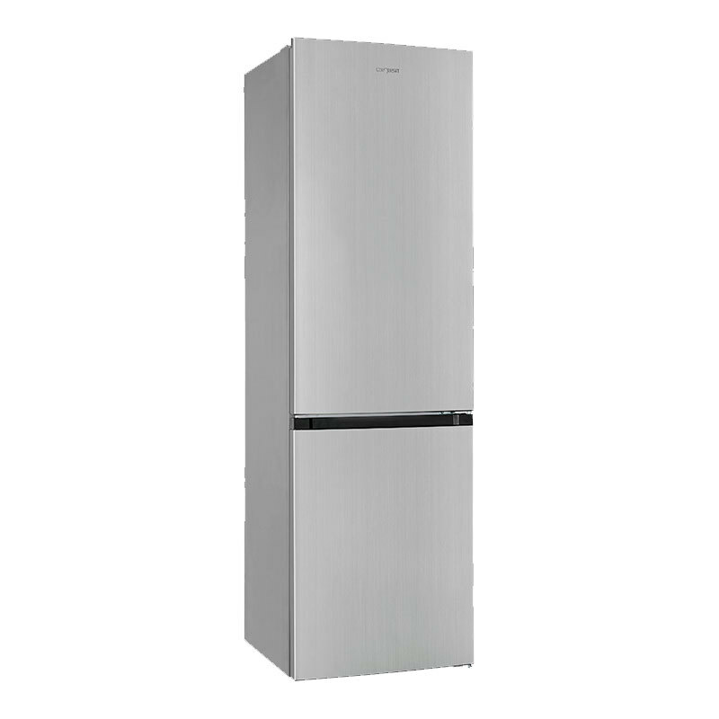 Frigorífico combi Exquisit KGC265-70-NF-040C – 253 L, Total No Frost, Inox