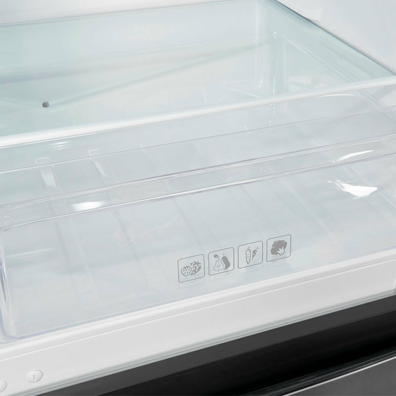 Frigorífico combi Exquisit KGC265-70-WS-040E – 260 L, No Frost, Dispensador de agua