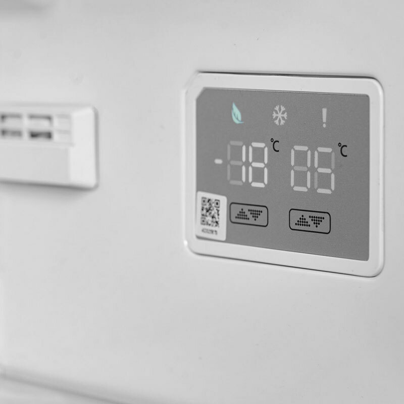 Frigorífico combi Exquisit KGC350-NF-040E – Total No Frost, 295 L, Inox